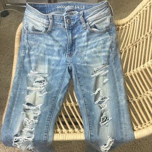 Mid rise American Eagle skinny jeans size 0